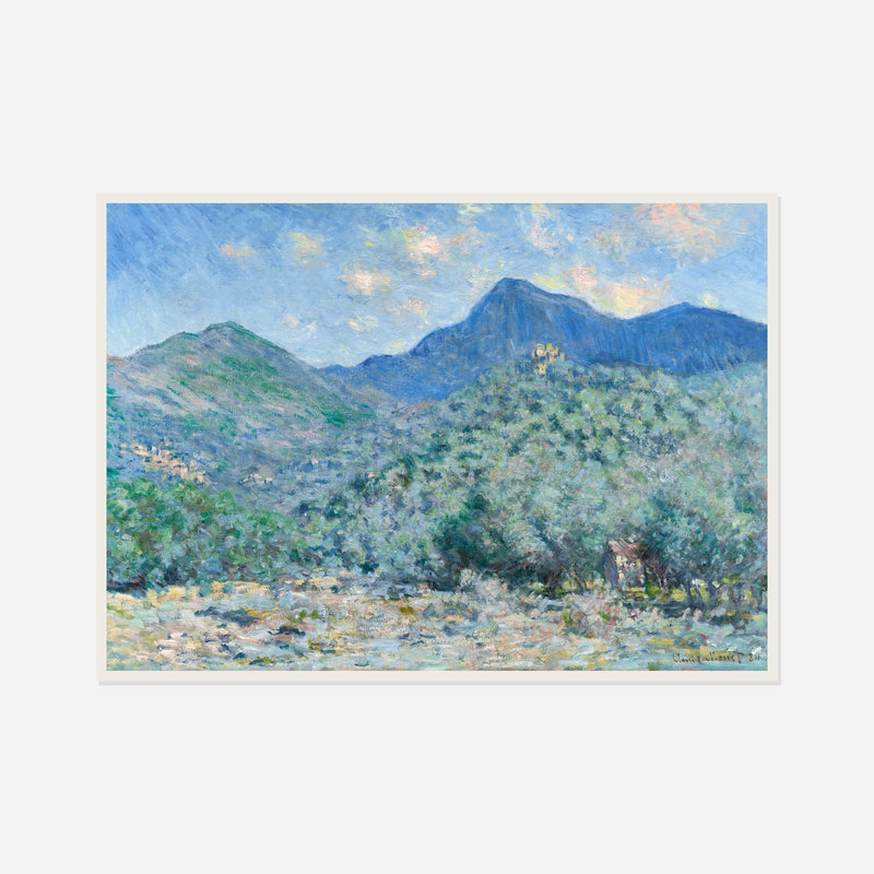 Valle Buona near Bordighera — front view in a white frame