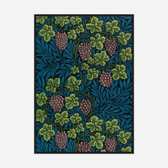 Vine Pattern — front view in a black frame