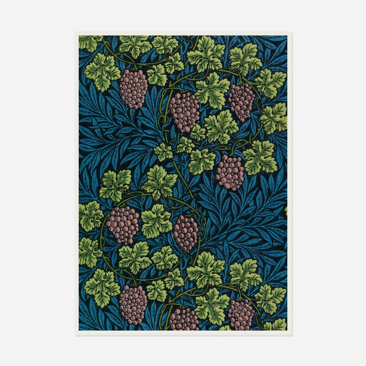 Vine Pattern — front view in a white frame