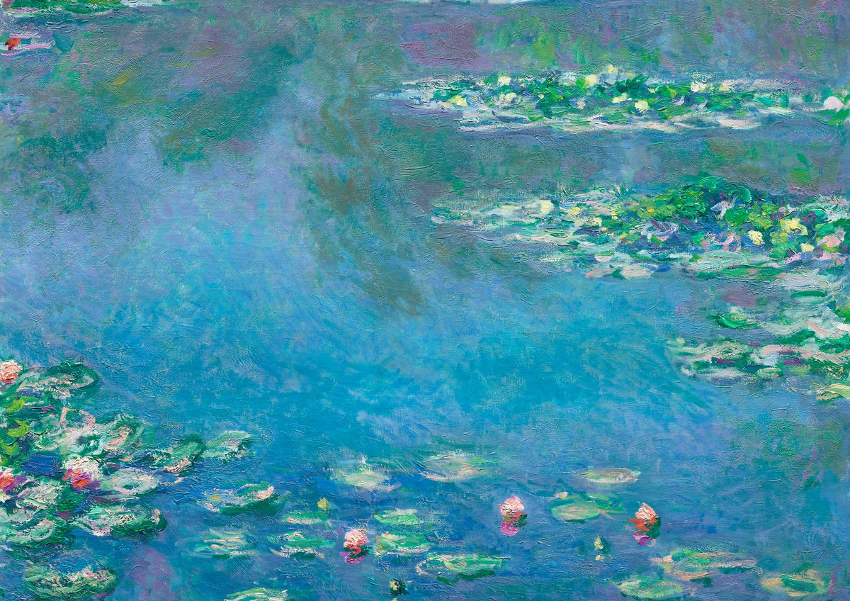 Water Lilies — Reflections — borderless A-series artwork