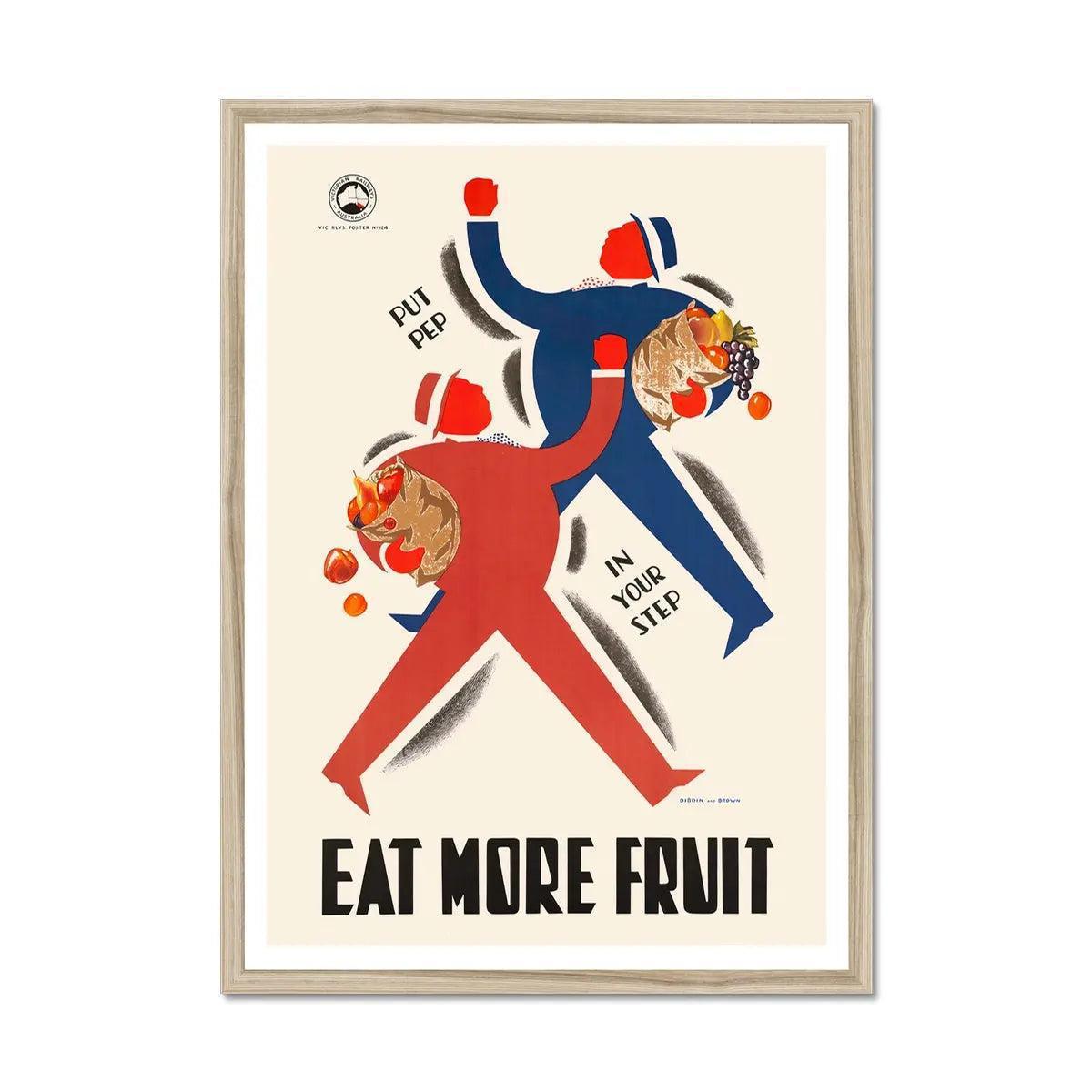 Eat More Fruit Australian Vintage Advertising Poster - Galrie