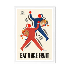 Eat More Fruit Australian Vintage Advertising Poster - Galrie